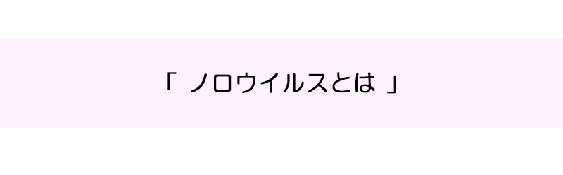 ノロウイルスとは